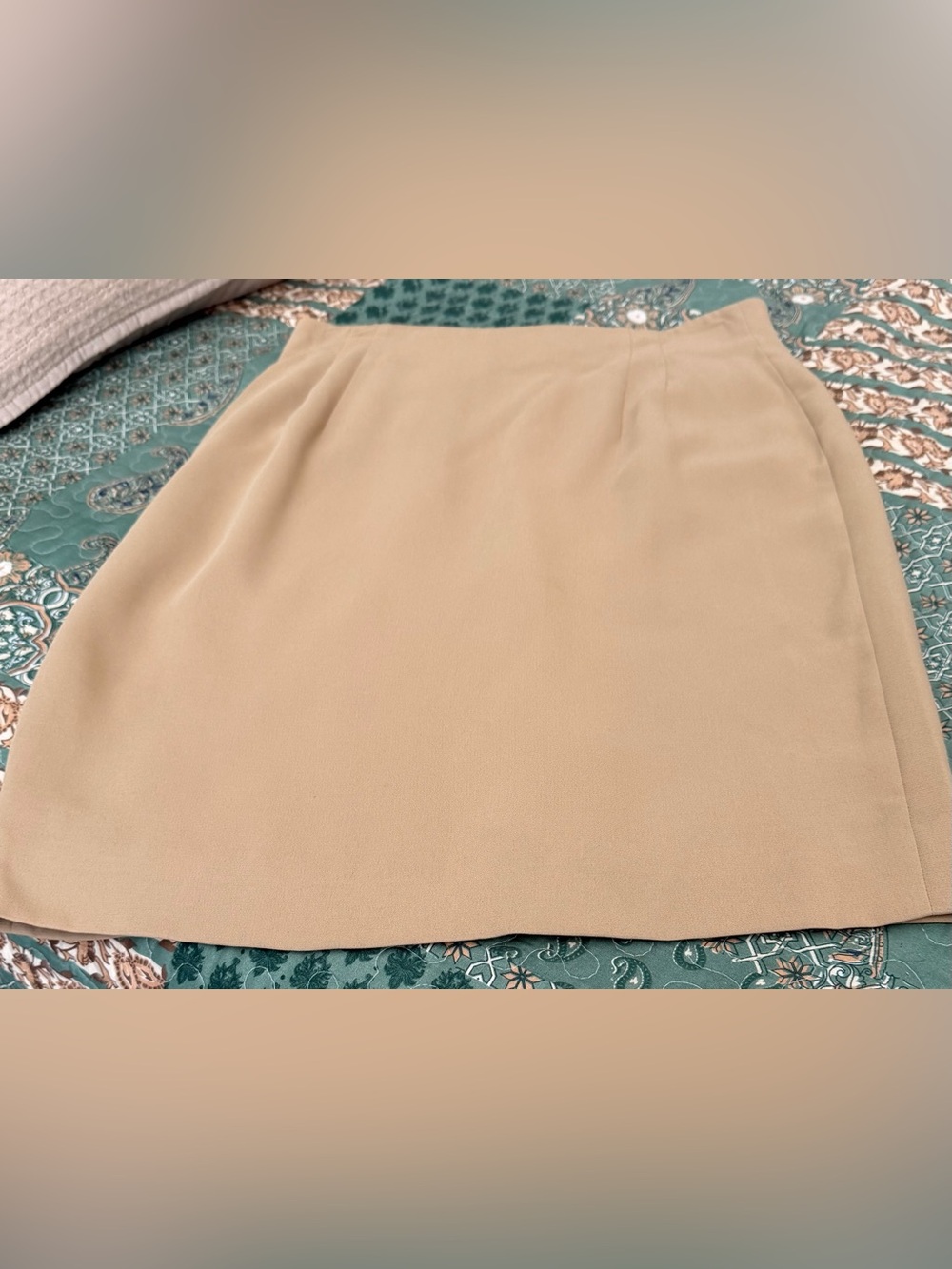 Jones New York Beige A-Line Skirt
